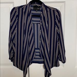 Navy waterfall blazer new with tags